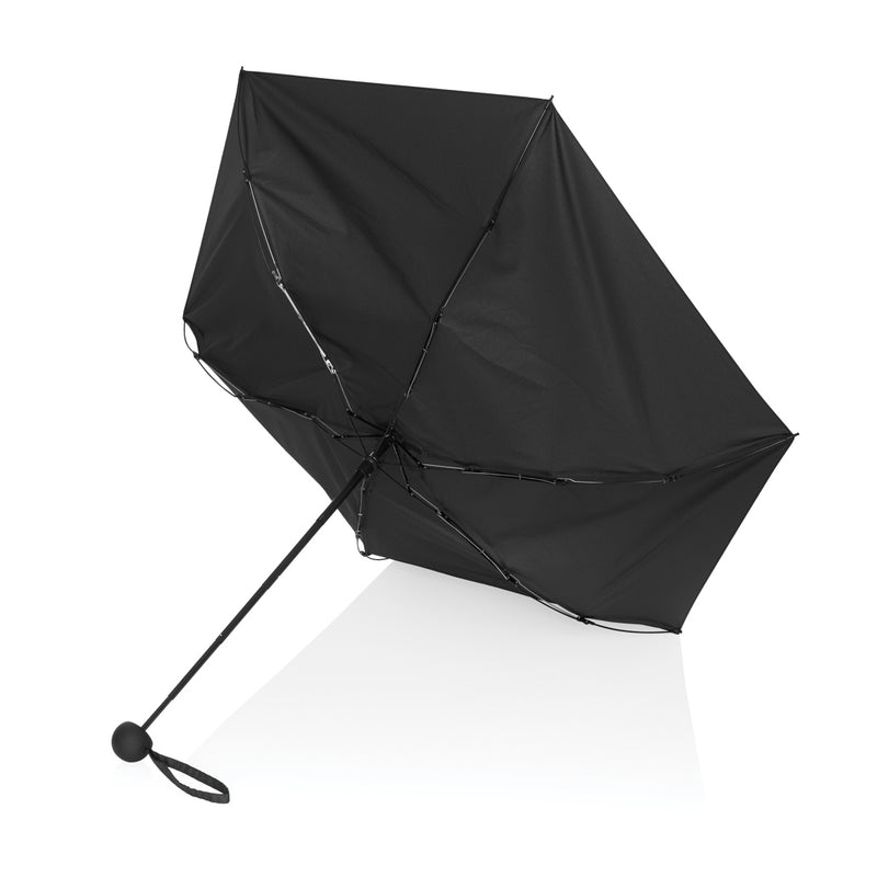 Load image into Gallery viewer, 19.5&quot; Aware™ RPET super mini manual 190T Pongee umbrella - Custom Wood Designs 19.5&quot; Aware™ RPET super mini manual 190T Pongee umbrella
