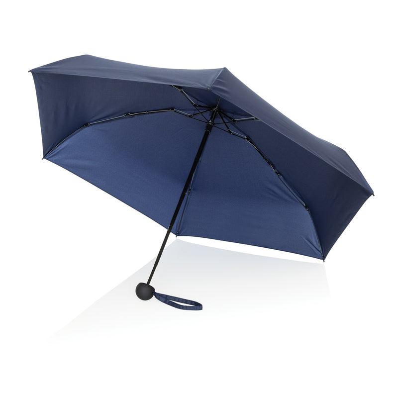 Load image into Gallery viewer, 19.5&quot; Aware™ RPET super mini manual 190T Pongee umbrella - Custom Wood Designs 19.5&quot; Aware™ RPET super mini manual 190T Pongee umbrella
