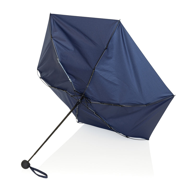 Load image into Gallery viewer, 19.5&quot; Aware™ RPET super mini manual 190T Pongee umbrella - Custom Wood Designs 19.5&quot; Aware™ RPET super mini manual 190T Pongee umbrella
