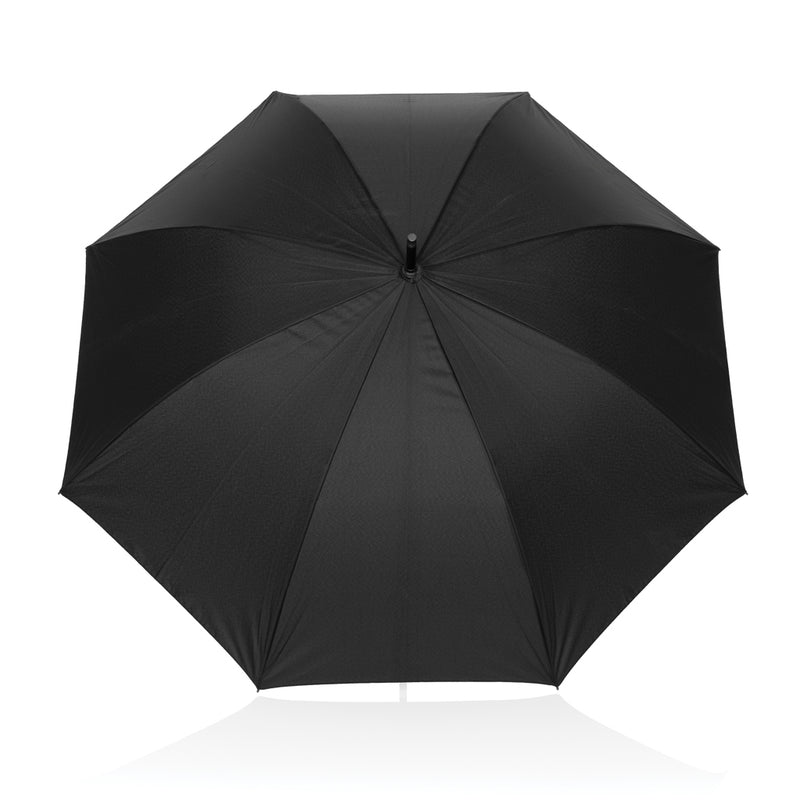 Load image into Gallery viewer, Swiss Peak Vero Aware™ RPET 25” umbrella w luxe handle - Custom Wood Designs Swiss Peak Vero Aware™ RPET 25” umbrella w luxe handle
