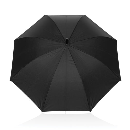 Swiss Peak Vero Aware™ RPET 25” umbrella w luxe handle - Custom Wood Designs Swiss Peak Vero Aware™ RPET 25” umbrella w luxe handle