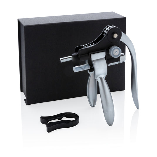 XD Collection Executive pull-it corkscrew for wine bottles, with ergonomic handle and metal corkscrew tool.