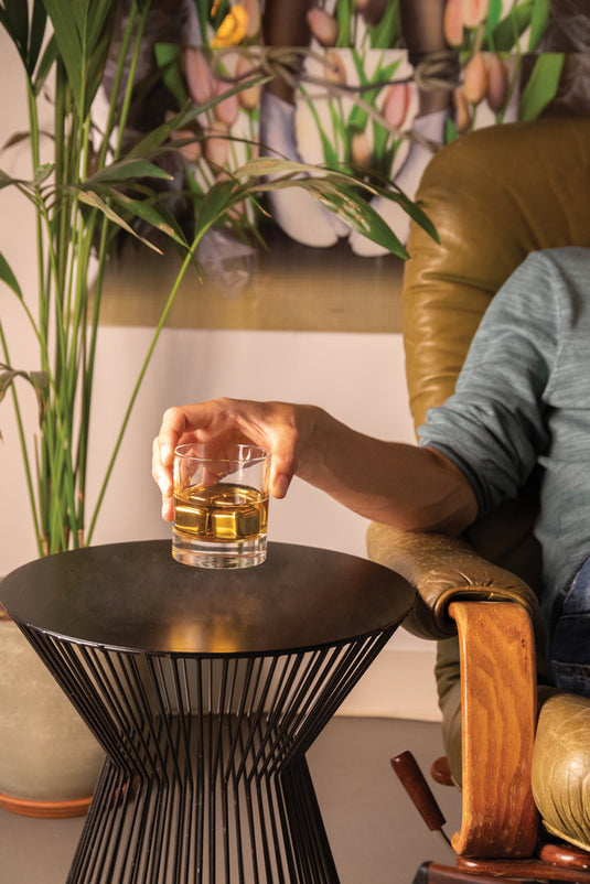 Re-usable stainless steel ice cubes 4pc - Custom Wood Designs