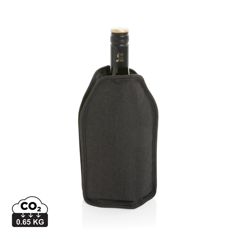Load image into Gallery viewer, Vino AWARE™ RPET wine cooler sleeve - Custom Wood Designs
