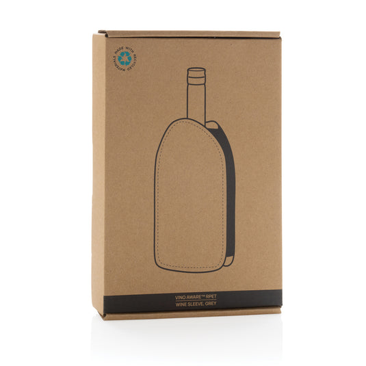 Vino AWARE™ RPET wine cooler sleeve - Custom Wood Designs