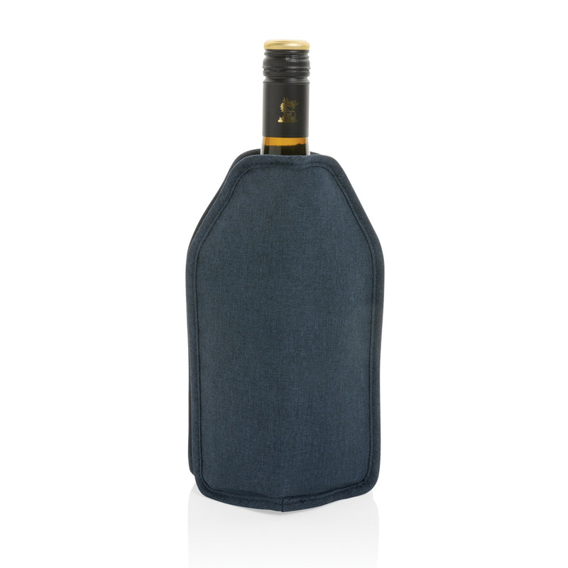 Load image into Gallery viewer, Vino AWARE™ RPET wine cooler sleeve - Custom Wood Designs

