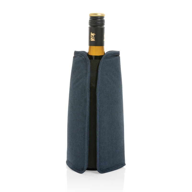 Load image into Gallery viewer, Vino AWARE™ RPET wine cooler sleeve - Custom Wood Designs
