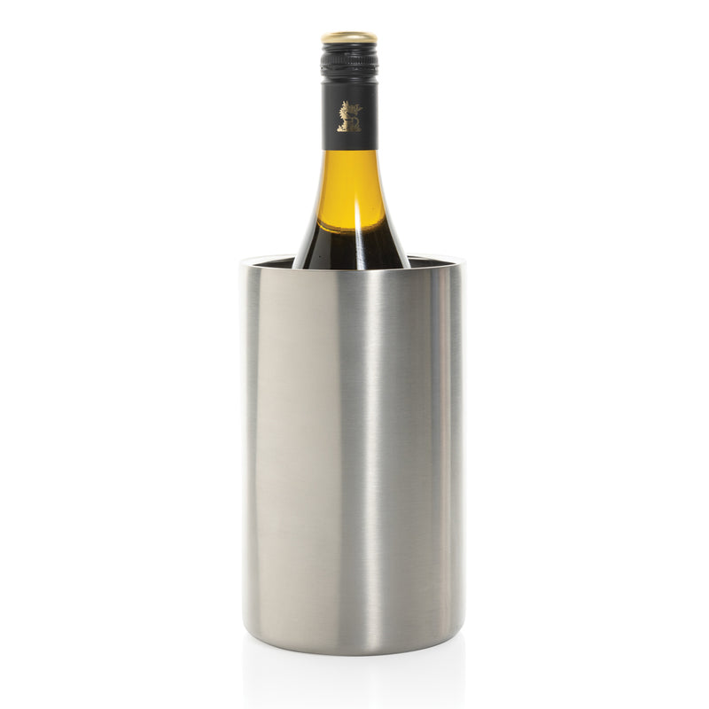 Load image into Gallery viewer, Vino RCS certified recycled stainless steel wine bucket - Custom Wood Designs
