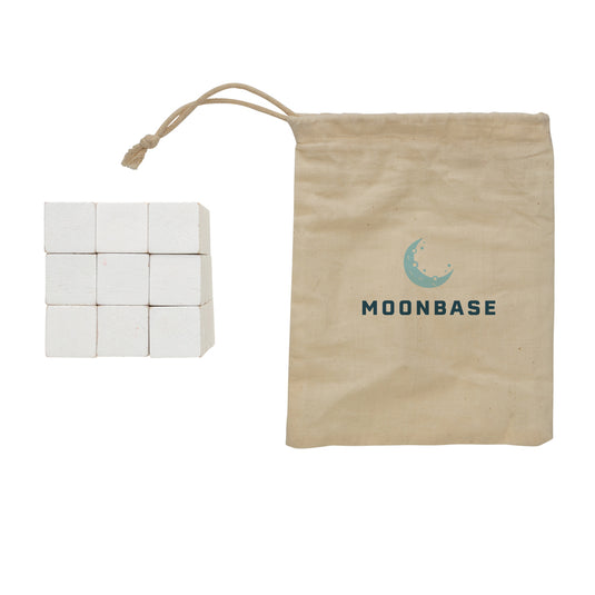 Wooden brain game in canvas pouch - Custom Wood Designs