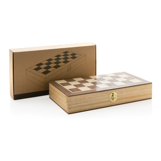 Luxury wooden foldable chess set - Custom Wood Designs