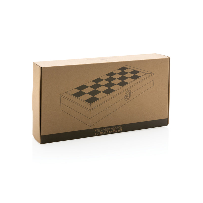 Load image into Gallery viewer, Luxury wooden foldable chess set - Custom Wood Designs
