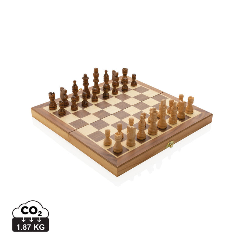 Load image into Gallery viewer, Luxury wooden foldable chess set - Custom Wood Designs
