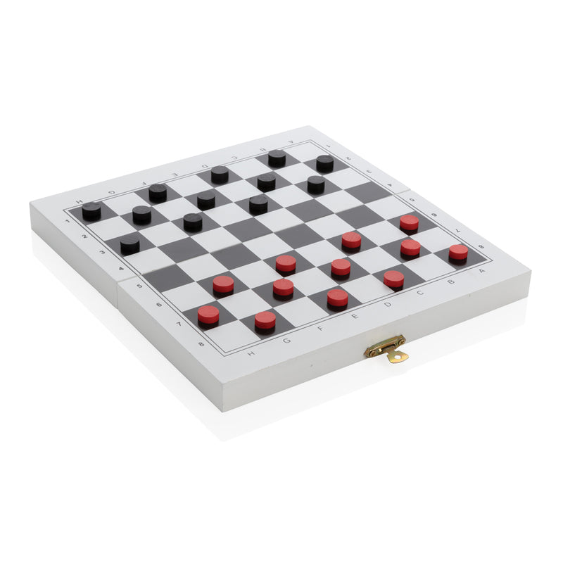 Load image into Gallery viewer, Deluxe 3-in-1 boardgame in box - Custom Wood Designs
