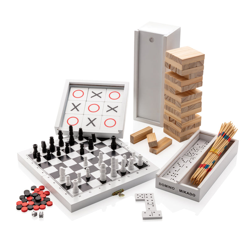 Load image into Gallery viewer, Deluxe 3-in-1 boardgame in box - Custom Wood Designs
