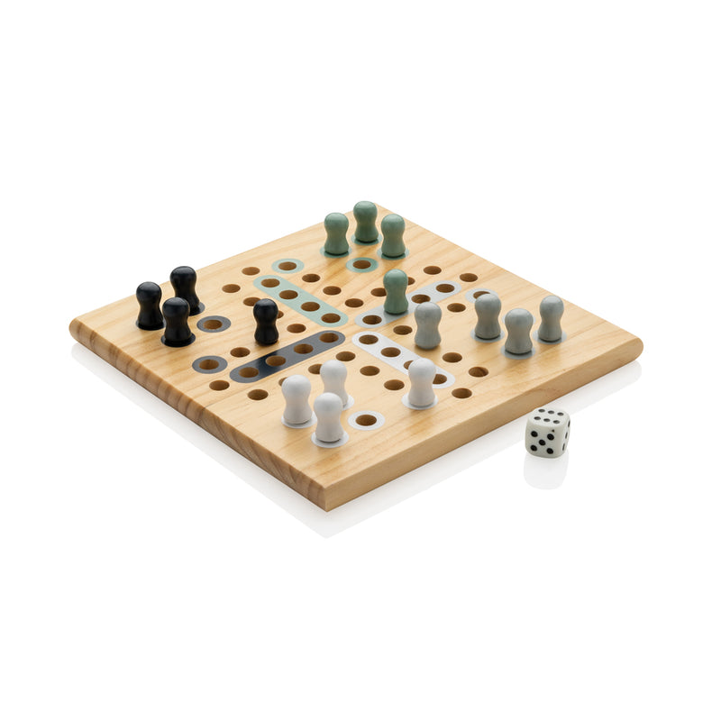 Load image into Gallery viewer, Claire wooden Ludo game - Custom Wood Designs

