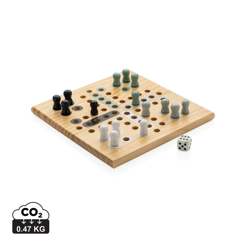Load image into Gallery viewer, Claire wooden Ludo game - Custom Wood Designs
