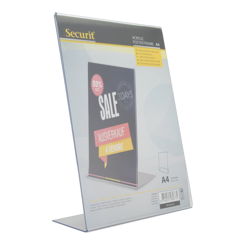 Load image into Gallery viewer, Securit Posterframes - Acrylic - Transparent 30x21x8,2cm - Pack of 6
