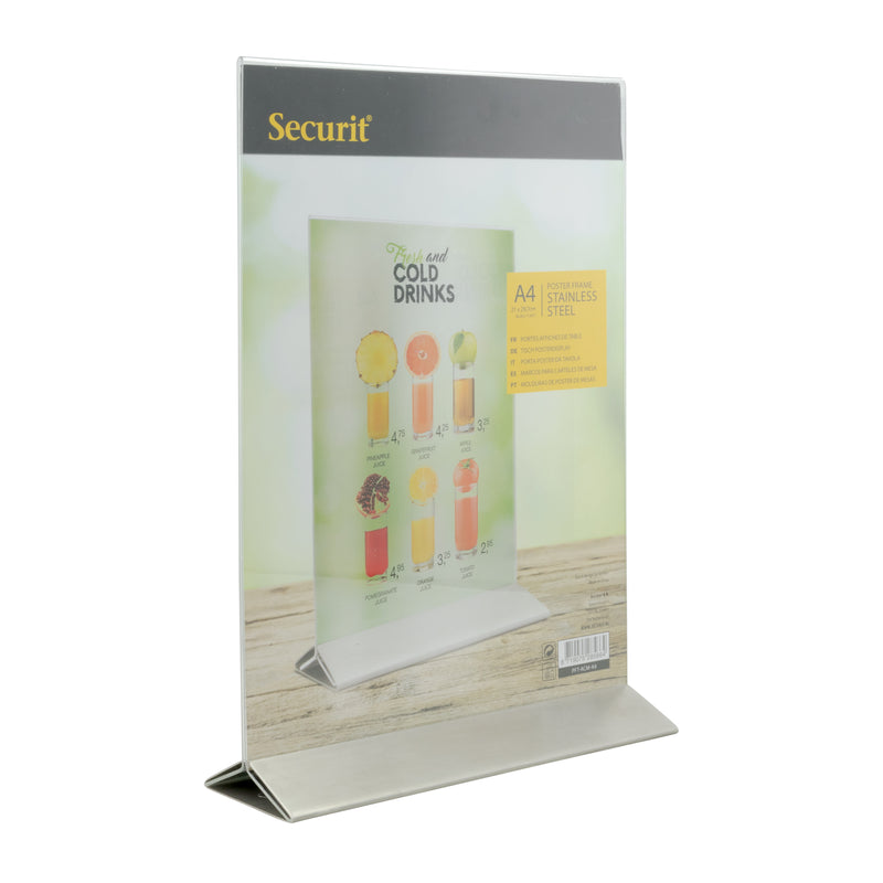 Load image into Gallery viewer, Securit Posterframes - Table - Transparent 33,2x20,7x7,5cm - Pack of 6
