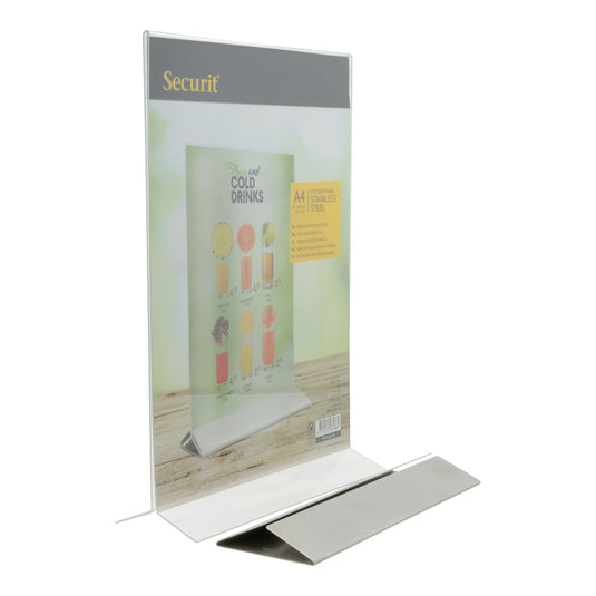 Securit Posterframes - Table - Transparent 33,2x20,7x7,5cm - Pack of 6