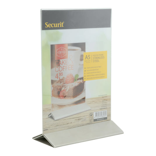 Securit Posterframes - Table - Transparent 24,3x15x7,4cm - Pack of 6
