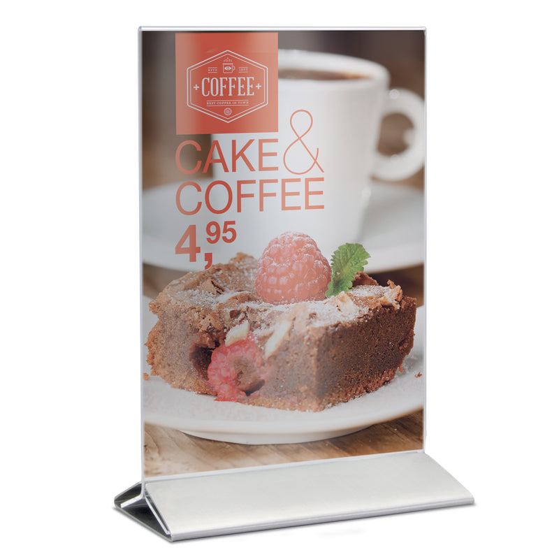 Load image into Gallery viewer, Securit Posterframes - Table - Transparent 24,3x15x7,4cm - Pack of 6
