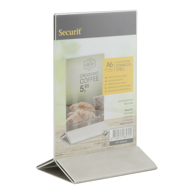 Load image into Gallery viewer, Securit Posterframes - Table - Transparent 16,5x10,5x7,4cm - Pack of 6
