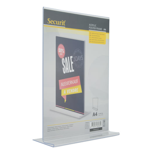 Securit Posterframes - Acrylic - Transparent 30x21x8,5cm - Pack of 6