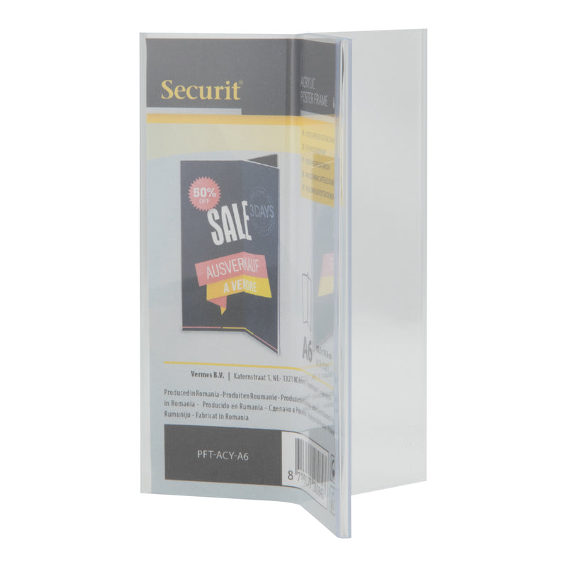 Load image into Gallery viewer, Securit Posterframes - Acrylic - Transparent 15x9,5x9,5cm - Pack of 6

