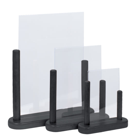 Securit Posterframes - Table - Black 17,4x15,7x5cm - Pack of 10