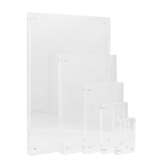 Securit Posterframes - Magnetic - Transparent 7,4x10,5x1cm - Pack of 12