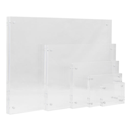 Securit Posterframes - Magnetic - Transparent 10,5x14,8x1,2cm - Pack of 6