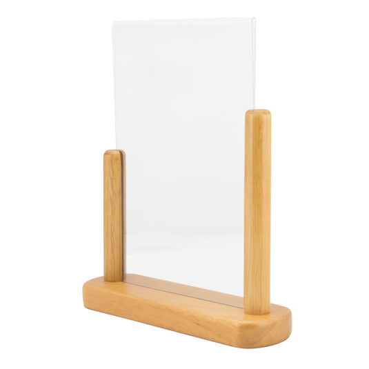Securit Posterframes - Table - Teak 24x20x6cm - Pack of 6