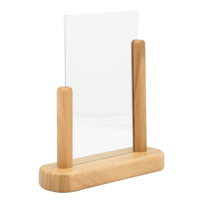 Load image into Gallery viewer, Securit Posterframes - Table - Teak 17,4x15,7x5cm - Pack of 10
