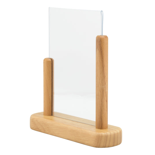 Securit Posterframes - Table - Teak 17,4x15,7x5cm - Pack of 10