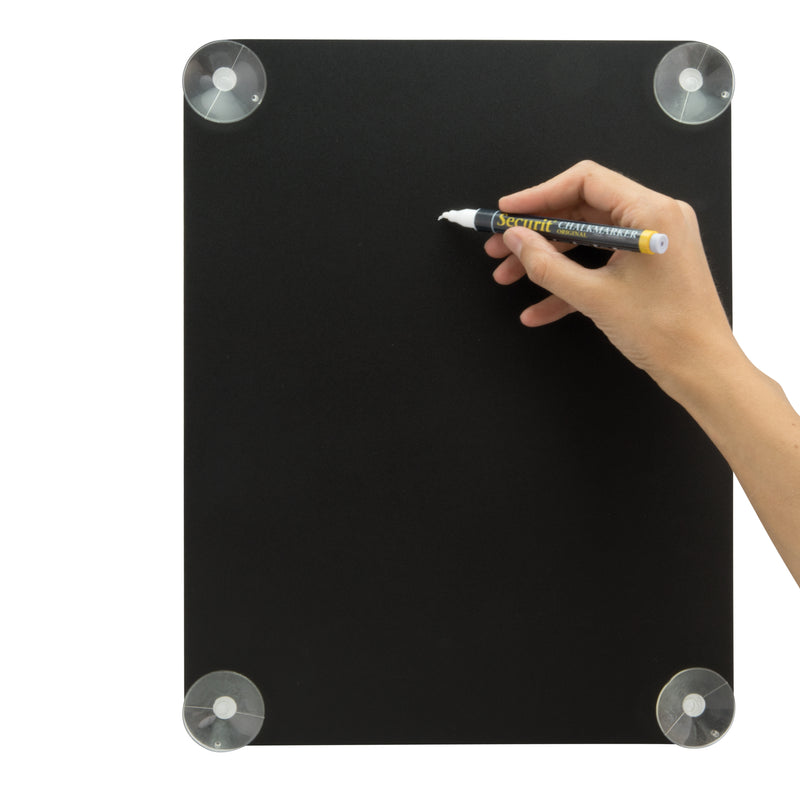 Load image into Gallery viewer, Securit Posterframes - Chalkboard Window - Black 36x27x0,3cm - Pack of 6
