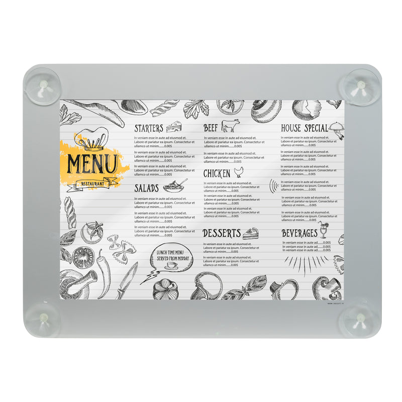 Load image into Gallery viewer, Securit Posterframes - Window - Grey 52,3x39,8x0,2cm - Pack of 6
