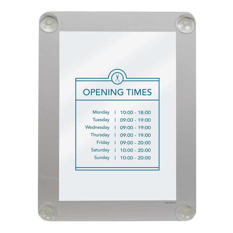 Load image into Gallery viewer, Securit Posterframes - Window - Grey 36x27,1x0,2cm - Pack of 6

