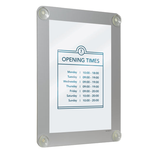 Securit Posterframes - Window - Grey 36x27,1x0,2cm - Pack of 6