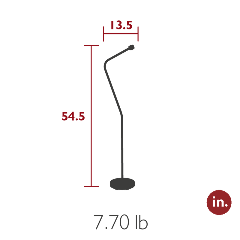 Load image into Gallery viewer, Fermob Aplô Upright Stand – dimensions
