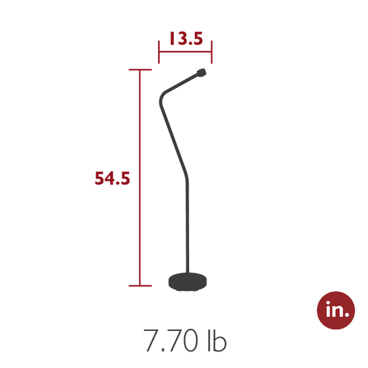 Fermob Aplô Upright Stand – dimensions