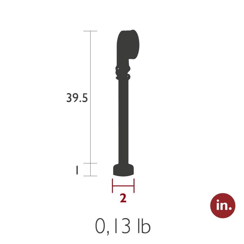 Load image into Gallery viewer, Fermob Aplô Suspension Strap – dimensions
