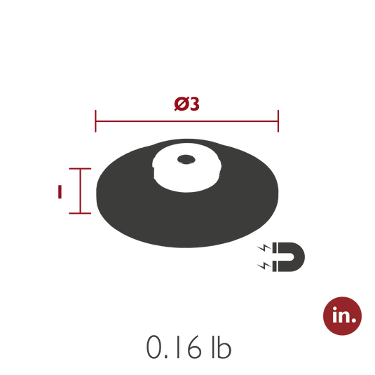 Fermob Aplô Magnetic Base – dimensions