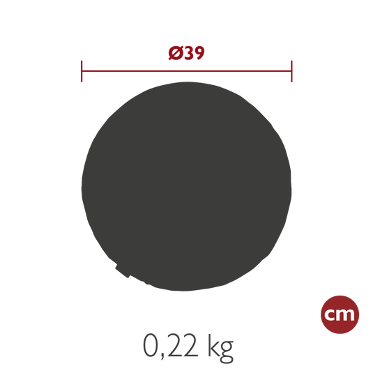 Fermob Basics Outdoor Seat Cushion Ø39 cm – dimensions