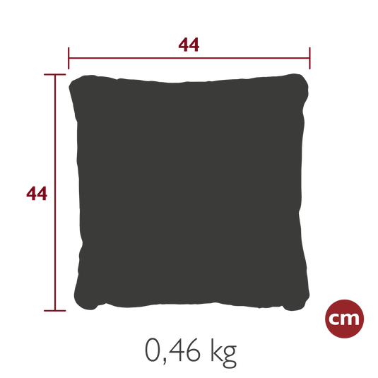 Fermob Croisière Cordage Outdoor Cushion 44 x 44 cm – dimensions