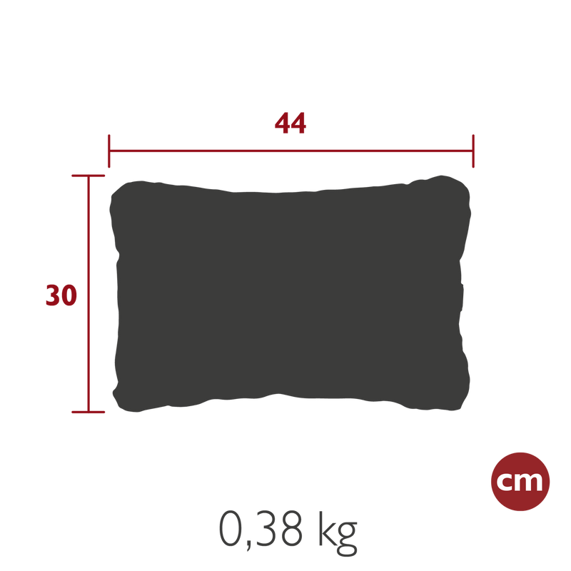 Load image into Gallery viewer, Fermob Evasion Outdoor Cushion 44 x 30 cm – dimensions
