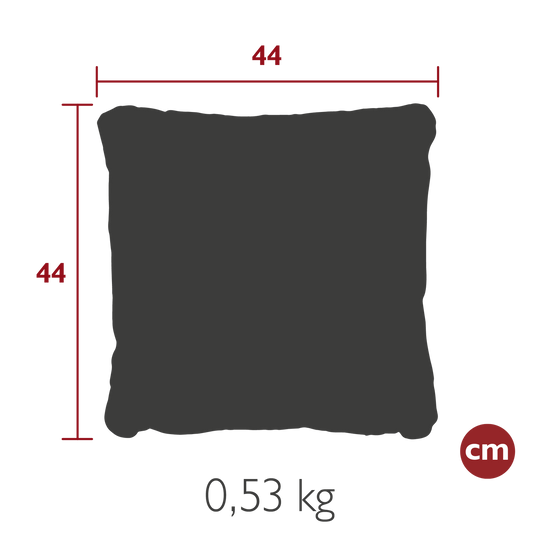 Fermob Evasion Outdoor Cushion 44 x 44 cm – dimensions