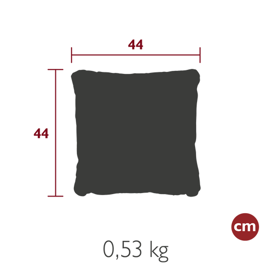 Fermob Trèfle Outdoor Cushion 44 x 44 cm – dimensions