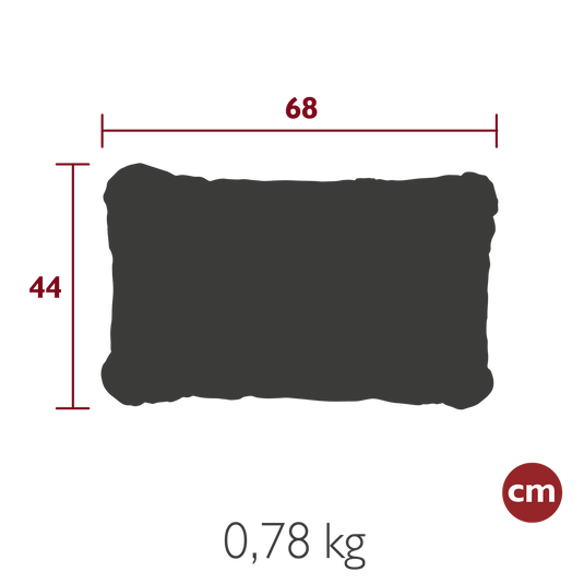 Fermob Trèfle Outdoor Cushion 68 x 44 cm – dimensions