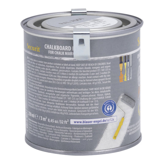 Securit Chalkboard Paint - Grey 7,5x7,5x7,5cm - Pack of 6