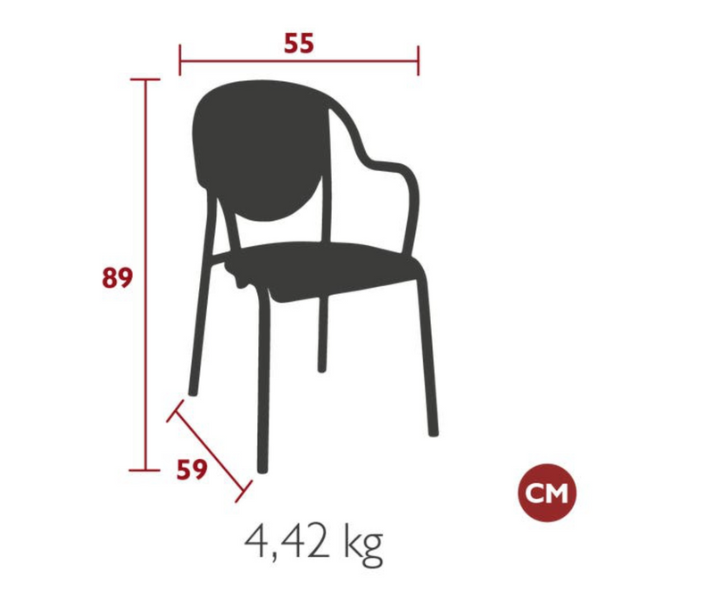 Load image into Gallery viewer, Fermob Parisienne 21 steel outdoor bistro chair with a curved backrest and metal construction, ideal for patio or garden seating.
